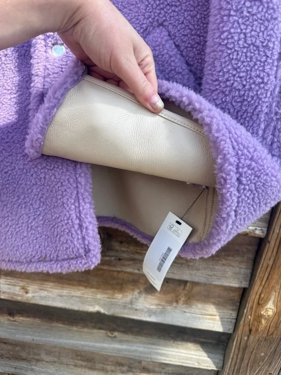 A.l.c. Faux fur coat wool blend - Picture 5 of 7